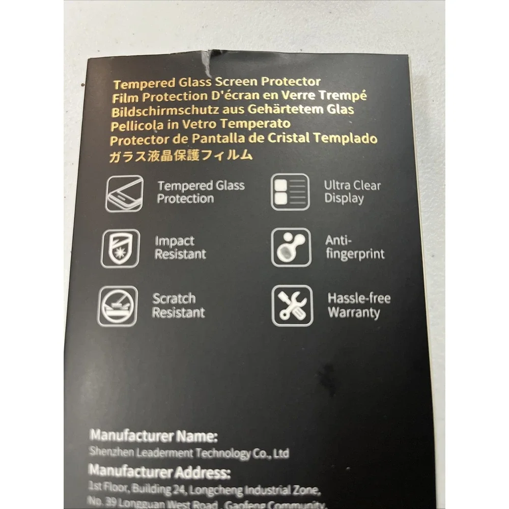 Unbreakable 2 pack Tempered Glass Screen Protector Iphone X/XS/‎ 11 Pro UBXi 187
